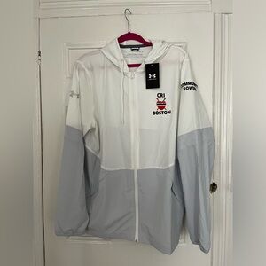 NWT - UnderArmour US Squad Warm Up Hooded Jacket - Community Rowing branded